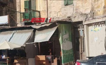 تساقط أجزاء من عقار بمنطقة اللبان في الإسكندرية