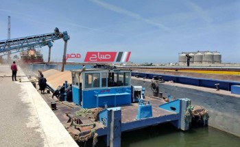3 قطارات تغادر ميناء دمياط بحمولة 3751 طن قمح إلى صوامع كفر الشيخ وشبرا