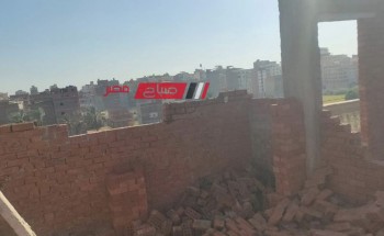 التصدي لاعمال بناء بحرم جسور النيل في فارسكور بدمياط