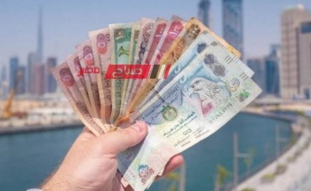 ننشر احدث أسعار الدرهم الإماراتي اليوم السبت 27-1-2024 في البنوك امام الجنيه