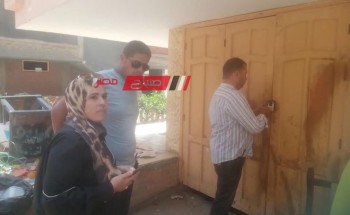 اغلاق مجموعة من الجراجات المخالفة في مدينة رأس البر بدمياط