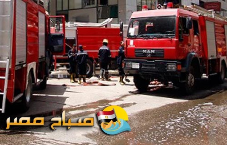 نشوب حريق فى كافتيريا وإصابة فرد الحماية المدنية بالإسكندرية