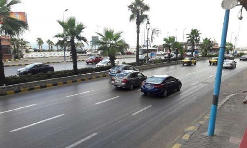 هطول أمطار خفيفة الساعات المقبلة بالإسكندرية