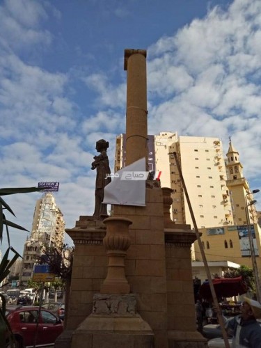 بالصور حملات إزالة إشغالات وإعلانات بحي شرق بالإسكندرية