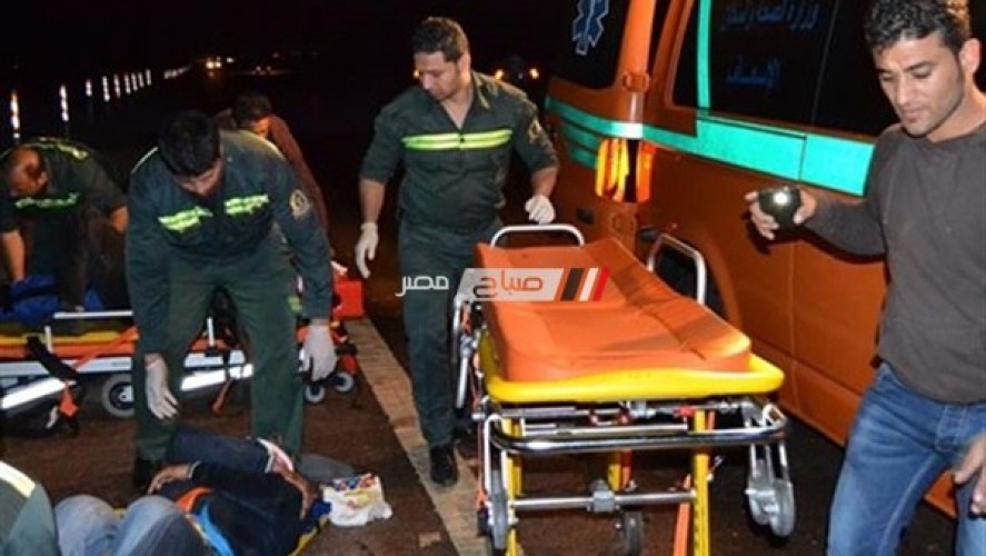 بالاسماء مصرع 3 اشخاص في حادث سير مروع بين سيارة ملاكي ومقطورة بدمياط