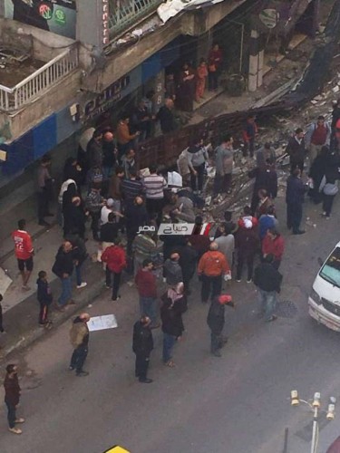 مصرع مواطن وإصابة آخر إثر سقوط لافتة إعلانية بمنطقة لوران بالإسكندرية
