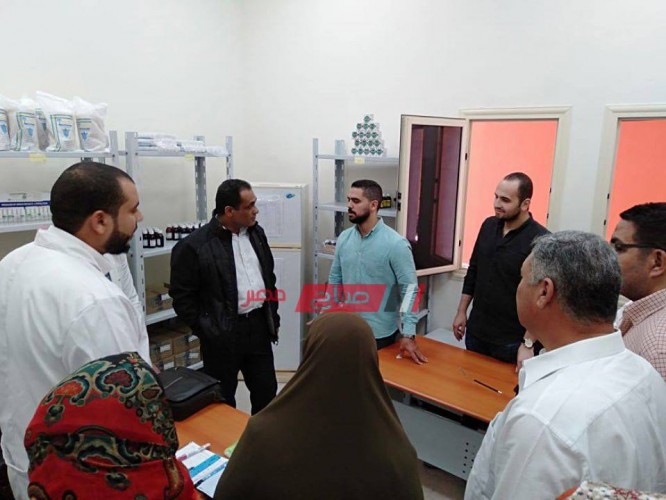لجنة صحية تتفقد مستشفى الصدر في دمياط