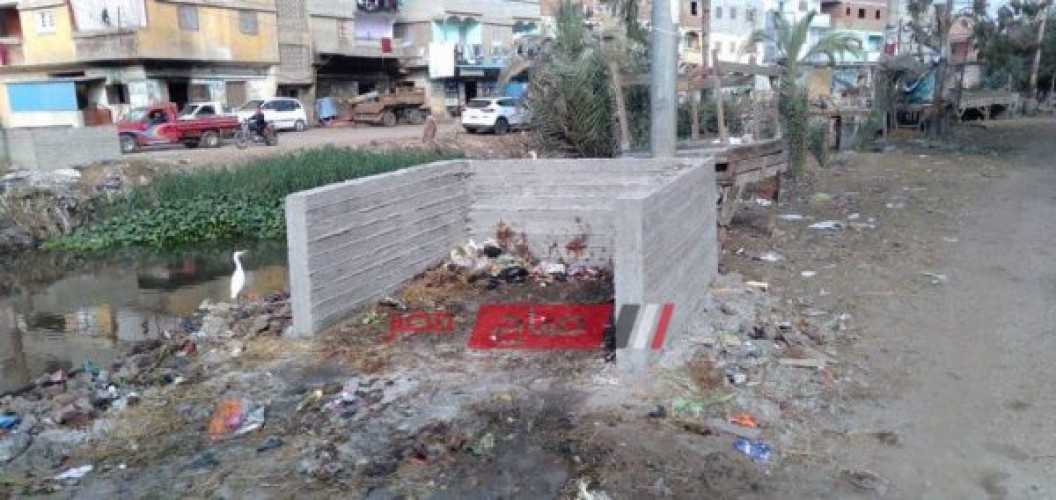أحواض خرسانيه جديدة في فارسكور بدمياط لتجميع المخلفات بالشوارع
