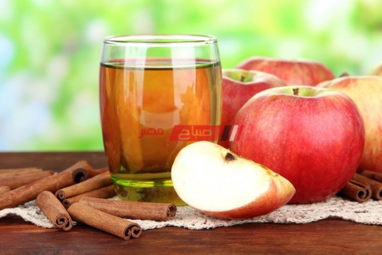 طريقة عمل شاي بالتفاح والقرفة