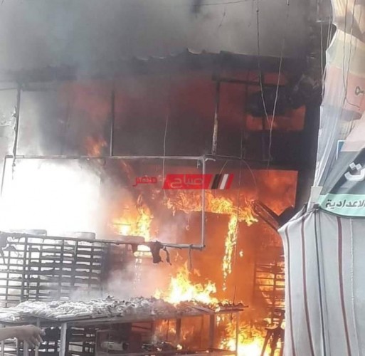 مصدر: لا إصابات في حريق مخلفات مصانع العنانية بدمياط