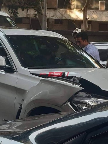 صالح جمعة في قفص الاتهام بالنيابة بسبب صدام سيارة