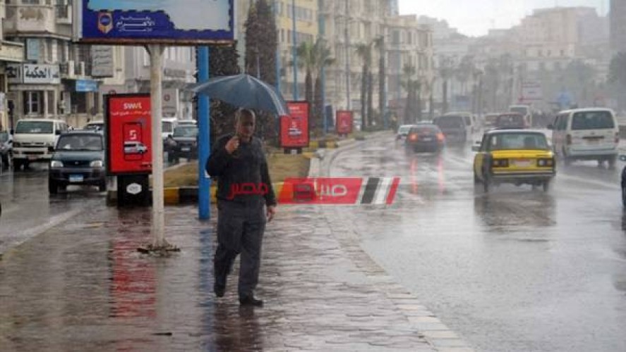تساقط أمطار متوسطة وطقس غائم علي الإسكندرية اليوم الثلاثاء 24-11-2020