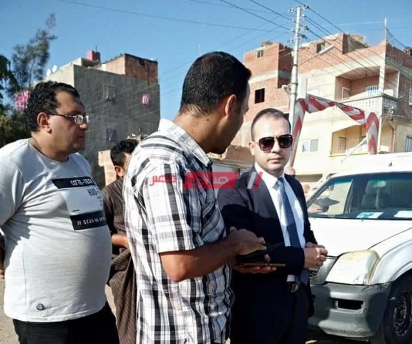 نائب محافظ دمياط يتابع شكاوى اهالي قرية ام الرزق في كفر سعد