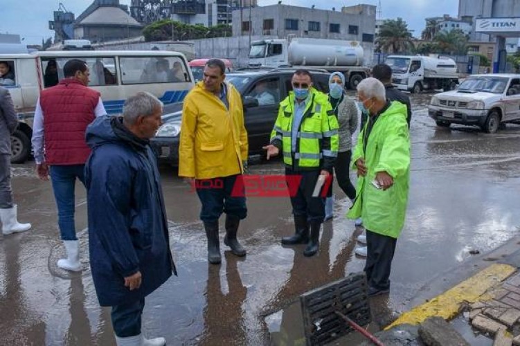 الطقس في الإسكندرية الآن: المحافظ يتابع أعمال شفط مياه الأمطار المتراكمة في العديد من الأحياء