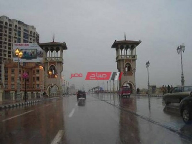 طقس الإسكندرية اليوم الجمعة 14-1-2022 تساقط أمطار وانخفاض درجات الحرارة
