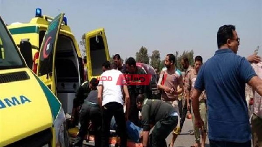 بالأسماء إصابة 9 أشخاص إثر حادث انقلاب تروسيكل فى بنى سويف