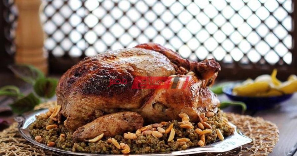 طريقة عمل الدجاج المحشى بخلطة الفريك بطعم مميز ومختلف على طريقة الشيف سارة عبد السلام
