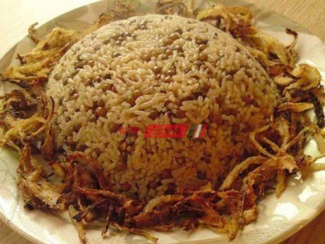 طريقة عمل المجدرة بالأرز والبصل بطعم مميز فى أقل من 30 دقيقة على طريقة الشيف محمد حامد