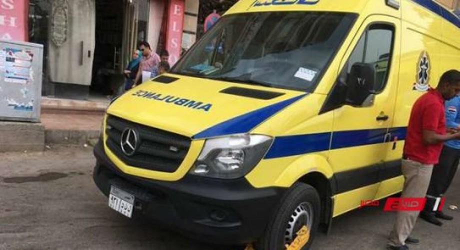 اصابة شخصان جراء حادث دراجة بخارية على طريق الشعراء بدمياط