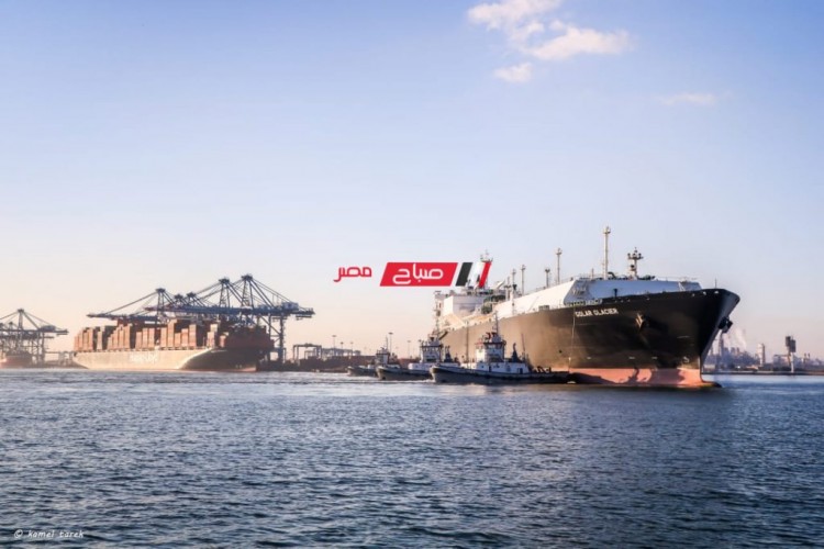 تداول 20 سفينة عبر ميناء دمياط وتصدير 60 الف طن من الغاز المسال خلال 24 ساعة