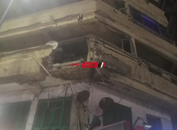 إصابة اثنان في انهيار بلكونة عقار بطريق الكورنيش بمحافظة الإسكندرية