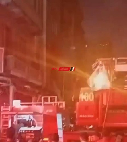 وفاة مواطن وإصابة 3 اخرين في حريق عقار بمنطقة محرم بك في محافظة الإسكندرية