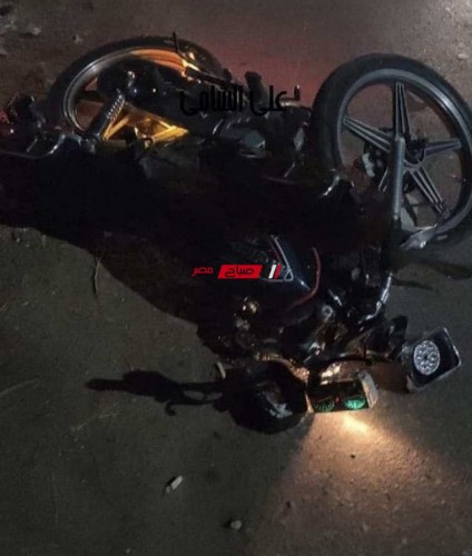 اصابه شخص جراء حادث دراجة بخارية على طريق دمياط الجديدة