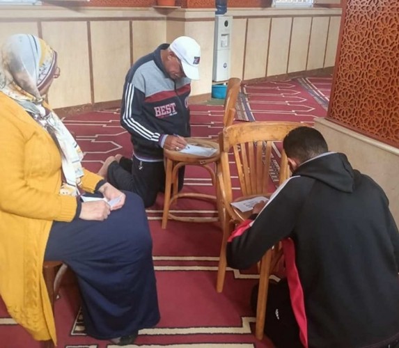أوقاف دمياط تعقد إمتحانات لمحو الأمية بالمساجد