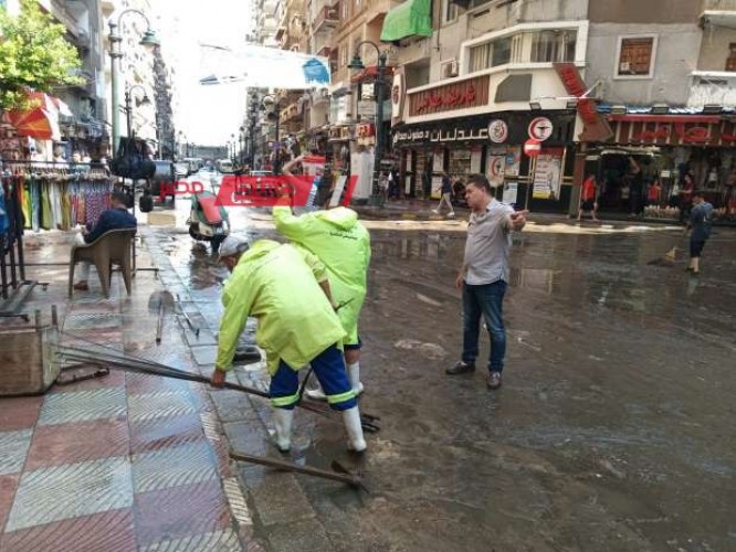 استمرار رفع درجة الاستعداد بمحافظة الإسكندرية بعد تساقط الأمطار