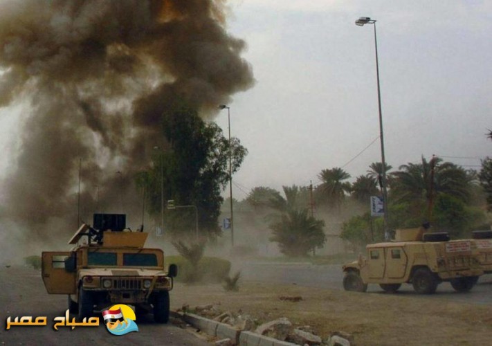 قوات الامن فى شمال سيناء تدمر سيارة مفخخة