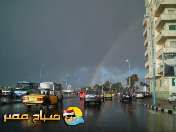 سقوط أمطار على الاسكندرية غداً الجمعة 13-10-2017