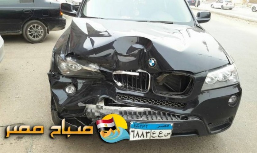 حادث سيارة يتسبب فى إصابة ضابط بالاسكندرية