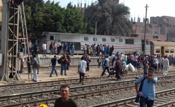 تصادم جرار زراعي وقطار في محافظة الدقهلية يسفر عن إصابة شخص