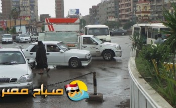 محافظة الشرقية تشهد موجة طقس سيئ وسقوط امطار غزيرة