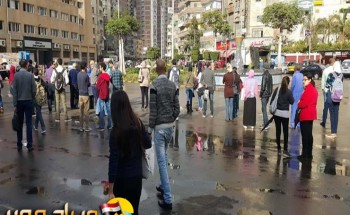 موجة من الطقس السيئ و أمطار غزيرة تضرب مدن شمال سيناء و توقعات بالسيول