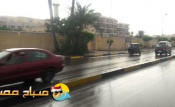 هطول أمطار متوسطة على عدة مناطق متفرقة مساء اليوم بالإسكندرية