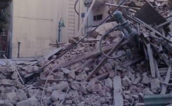 انهيار عقار من 6 طوابق بمنطقة كرموز فى الاسكندرية