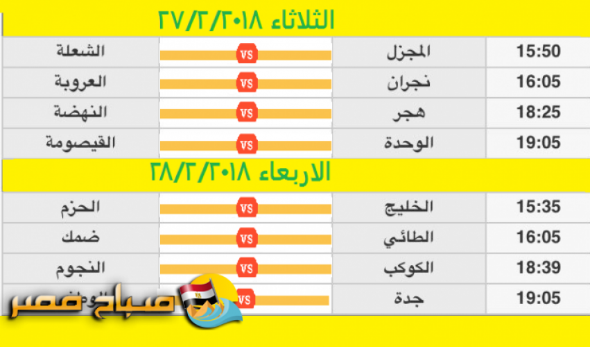مواعيد مباريات الجولة 23 دوري الأمير محمد بن سلمان