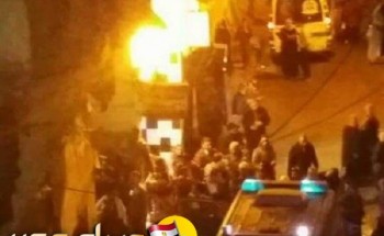 بالصور مصرع 3 اشخاص واصابة آخرين فى انفجار اسطوانة بوتجاز وانهيار جزء من العقار بكرموز فى الاسكندرية
