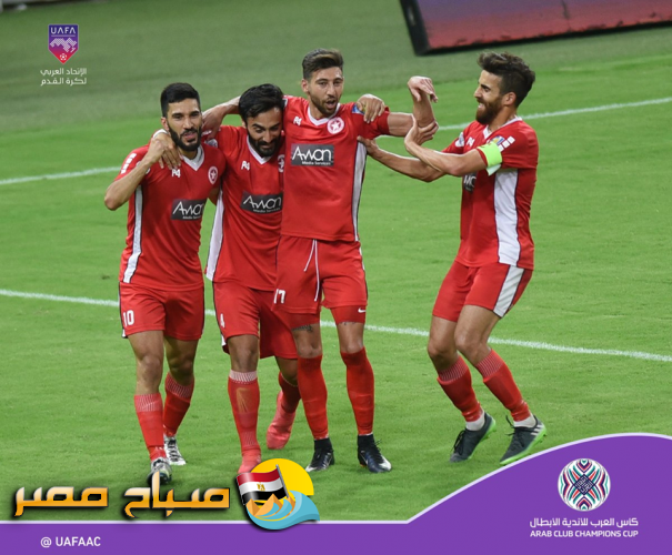 النجمة اللبنانى يواجه الاهلى فى البطولة العربية