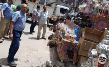 حملات إزالة إشغالات بحي المنتزه فى الإسكندرية