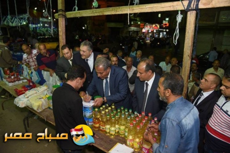 محافظ الاسكندرية ووزير التموين يفتتحان منفذ بيع السلع التموينية بالعطارين