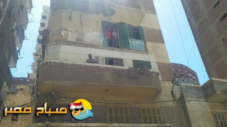 سقوط شرفة عقار وإصابة 7 أشخاص بسيدي جابر فى الاسكندرية