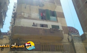 سقوط شرفة عقار وإصابة 7 أشخاص بسيدي جابر فى الاسكندرية