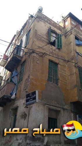 انهيار سقف شقة سكنية بمنطقة الحضرة فى الإسكندرية