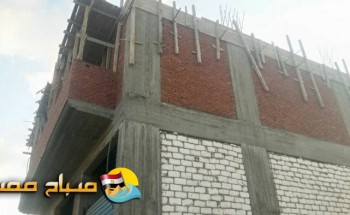 إيقاف أعمال بناء مخالف بحي المنتزه فى الإسكندرية