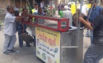 حملات إزالة إشغالات مكبرة فى حي شرق بمحافظة الإسكندرية