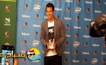 عمرو جمال يفوز بجائزة أفضل لاعب في كأس دوري جنوب أفريقيا