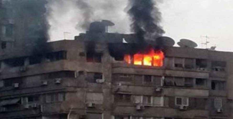 حريق هائل داخل عقار يتسبب فى مصرع موظف واصابة 5 اخرين بالاسكندرية
