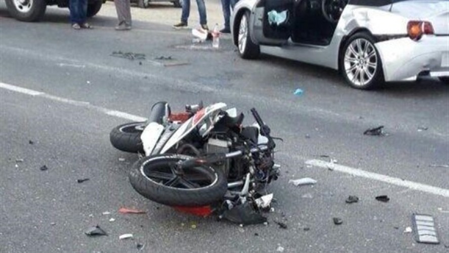 مصرع طالب فى حادث تصادم سيارة ودراجة نارية بطريق المحمودية بالإسكندرية